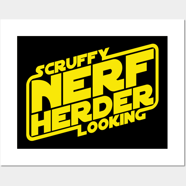 Scruffy Looking Nerf Herder - Clean Wall Art by synaptyx